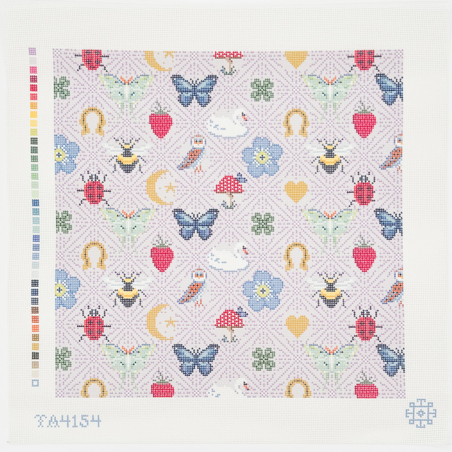 Folklore Pillow in Lilac